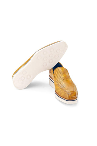 Paul Parkman Perforated Calf-Skin Leather Smart Loafers (PM6433)-AmbrogioShoes