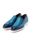 Paul Parkman Perforated Leather Smart Loafer