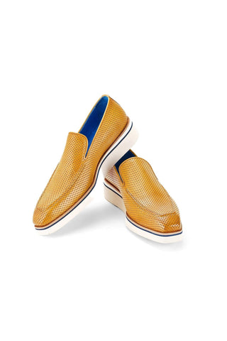 Paul Parkman Perforated Leather Smart Loafer