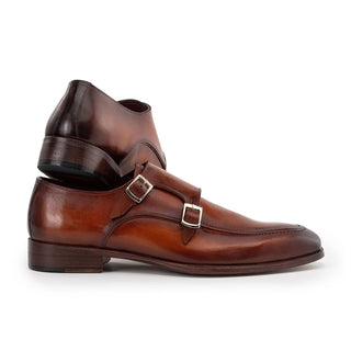 Paul Parkman SW53 Calf-Skin Leather Monk-Straps (PM6313)-AmbrogioShoes