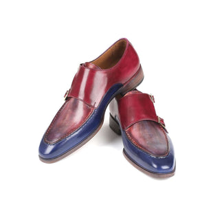 Paul Parkman SW53 Calf-Skin Leather Monk-Straps (PM6313)-AmbrogioShoes