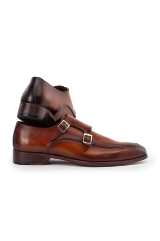Paul Parkman SW53 Leather Monk-Straps (PM6313)-AmbrogioShoes