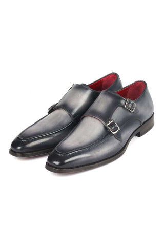 Paul Parkman SW53 Leather Monk-Straps (PM6313)-AmbrogioShoes