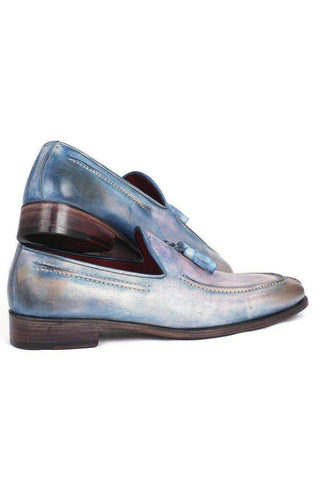 Paul Parkman Tassel Lila Hand-Painted Loafers (PM5456)