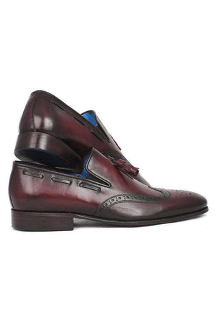 Paul Parkman WL34 Leather Wing-Tip Tassel Loafer (PM5463)-AmbrogioShoes