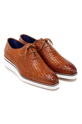 Paul Parkman Woven Leather Casual Oxford (PM6467)