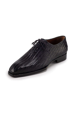 Paul Parkman Woven Leather Oxfords (PM6453)