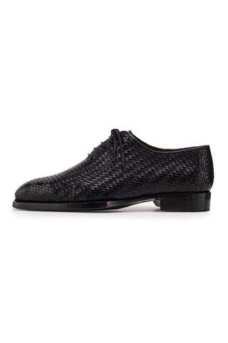 Paul Parkman Woven Leather Oxfords (PM6453)