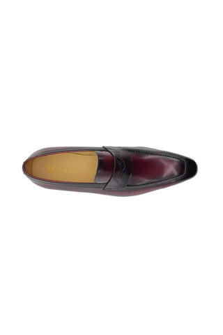 Carrucci KS516-01 Leather Penny Loafer
