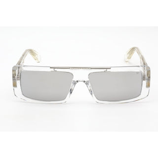 Philipp Plein SPP003V Sunglasses SHINY CRYSTAL/Silver Mirror-AmbrogioShoes