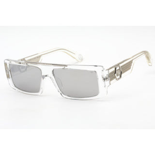 Philipp Plein SPP003V Sunglasses SHINY CRYSTAL/Silver Mirror-AmbrogioShoes