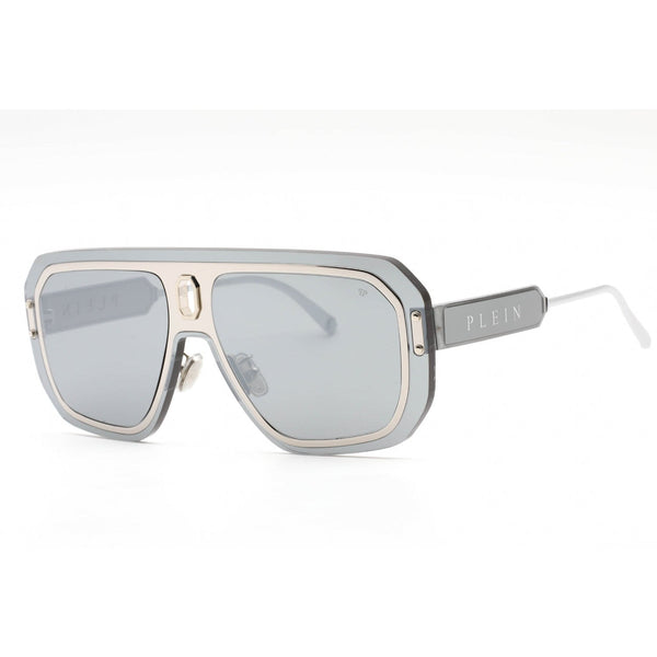 Philipp Plein SPP050 Sunglasses SHINY PALLADIUM/Silver-AmbrogioShoes