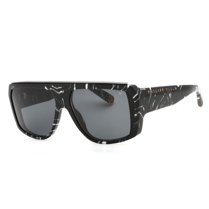 Philipp Plein SPP074 Sunglasses MARBLE BLACK/Grey Women's-AmbrogioShoes
