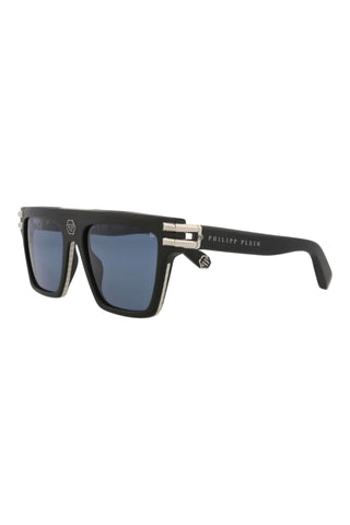 Philipp Plein SPP108V MATTE SANDBLASTED BLACK Sunglasses-AmbrogioShoes
