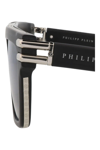 Philipp Plein SPP108V MATTE SANDBLASTED BLACK Sunglasses-AmbrogioShoes