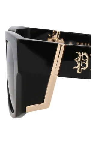 Philipp Plein SPP130M BLACK Sunglasses-AmbrogioShoes