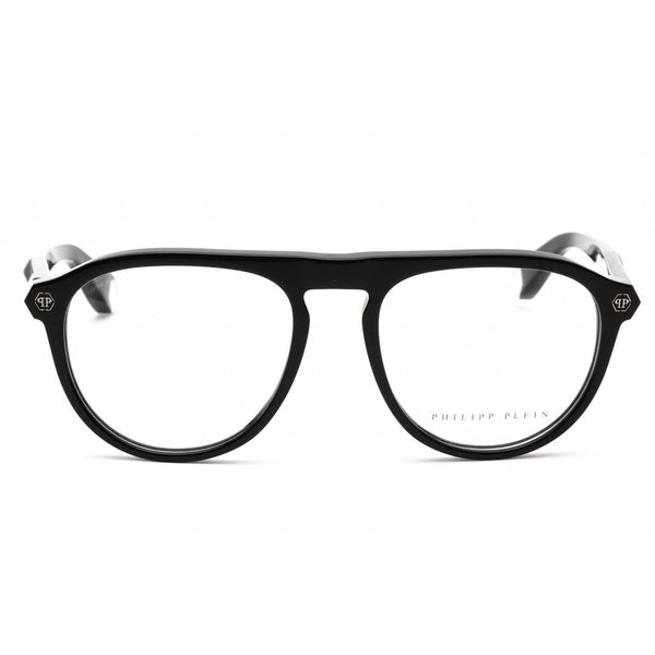Philipp Plein VPP016M Eyeglasses Shiny Black / Clear Lens-AmbrogioShoes