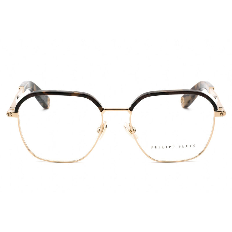 Philipp Plein VPP017M Eyeglasses Shiny Grey Gold / Clear Lens-AmbrogioShoes