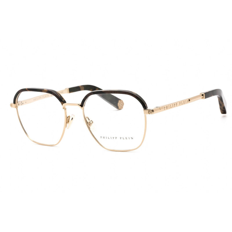 Philipp Plein VPP017M Eyeglasses Shiny Grey Gold / Clear Lens-AmbrogioShoes