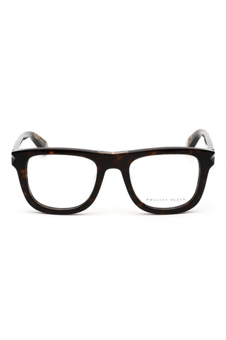 Philipp Plein VPP023V Eyeglasses SHINY DARK HAVANA / Clear demo lens