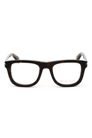 Philipp Plein VPP023V Eyeglasses SHINY DARK HAVANA / Clear demo lens-AmbrogioShoes