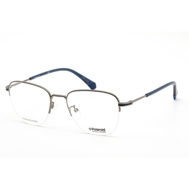 Polaroid Core PLD D386/G Eyeglasses MATTE RUTHENIUM/Clear demo lens-AmbrogioShoes