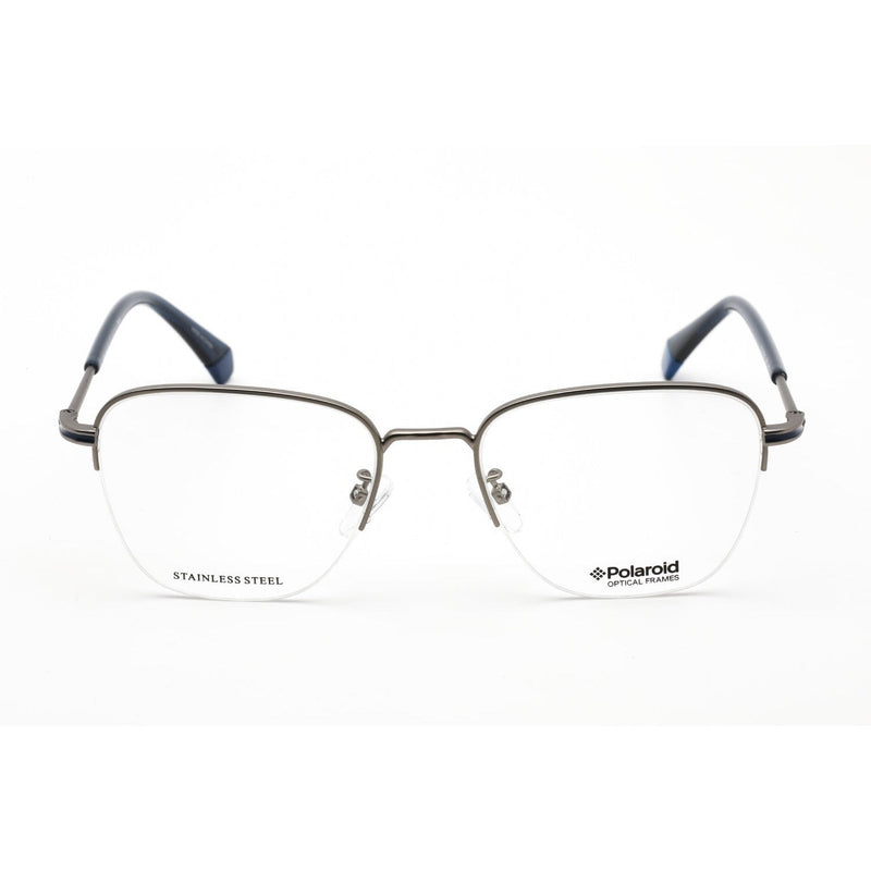 Polaroid Core PLD D386/G Eyeglasses MATTE RUTHENIUM/Clear demo lens-AmbrogioShoes