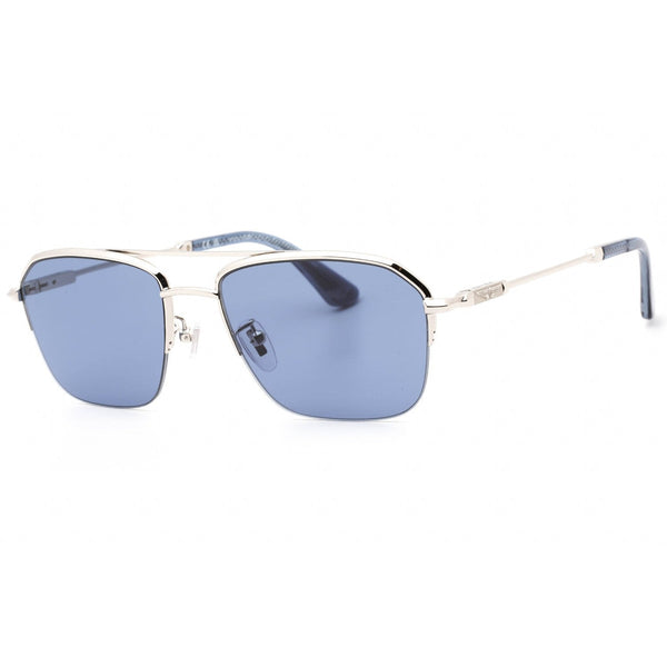 Police SPLL18M Sunglasses Shiny Full Palladium / Blue-AmbrogioShoes