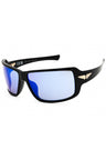 0Z42 - SHINY BLACK / SMOKE/MIRROR BLUE