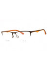 090L - SHINY DARK BROWN/Clear demo lens