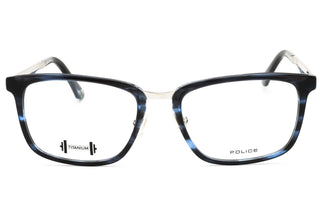 Police VPL684 acetate Rectangular Men's Eyeglasses-AmbrogioShoes
