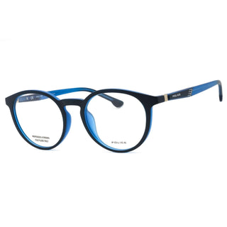 Police VPL878 injected propionate Round Men's Eyeglasses-AmbrogioShoes