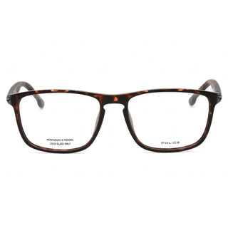 Police VPLA44 Eyeglasses Matte Dark Havana / Clear Lens-AmbrogioShoes