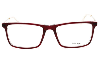 Police VPLD08 acetate Rectangular Men's Eyeglasses-AmbrogioShoes
