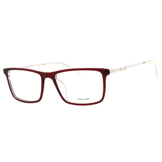 Police VPLD08 acetate Rectangular Men's Eyeglasses-AmbrogioShoes