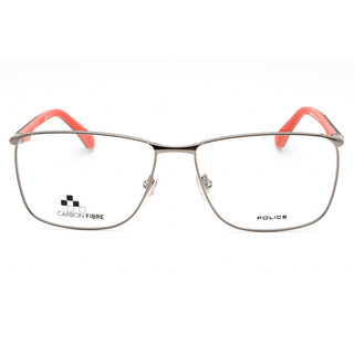 Police VPLF06 Eyeglasses Shiny Gunmetal / Clear Lens-AmbrogioShoes