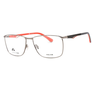 Police VPLF06 Metal Rectangular Men's Eyeglasses-AmbrogioShoes