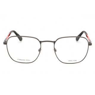 Police VPLF08 Eyeglasses Shiny Gunmetal / Clear demo lens-AmbrogioShoes