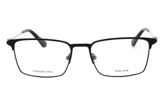 Police VPLF78N Metal Rectangular Men's Eyeglasses-AmbrogioShoes