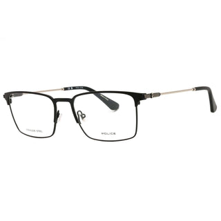 Police VPLF78N Metal Rectangular Men's Eyeglasses-AmbrogioShoes