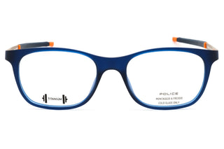 Police VPLF86 plastic Oval Men's Eyeglasses-AmbrogioShoes