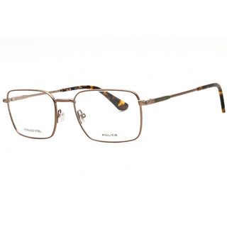 Police VPLG69 Metal Rectangular Men's Eyeglasses-AmbrogioShoes