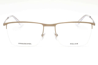 Police VPLG75 Metal Rectangular Men's Eyeglasses-AmbrogioShoes