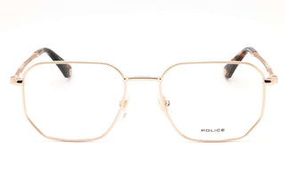 Police VPLL67 Metal Oval Men's Eyeglasses-AmbrogioShoes