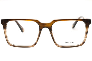 Police VPLN28 acetate Rectangular Men's Eyeglasses-AmbrogioShoes
