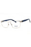 9001 - Semishiny Silver /Clear demo lens