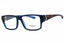 5903 - Matte Transparent Blue/Clear demo lens