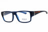 5903 - Matte Transparent Blue/Clear demo lens