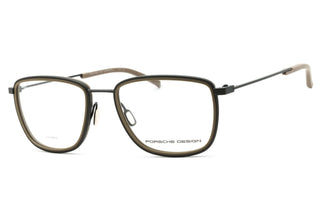 Porsche P8365 Eyeglasses Dark Grey/Clear demo lens-AmbrogioShoes