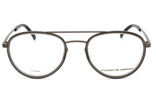 Porsche P8366 Eyeglasses Brown/Clear demo lens-AmbrogioShoes